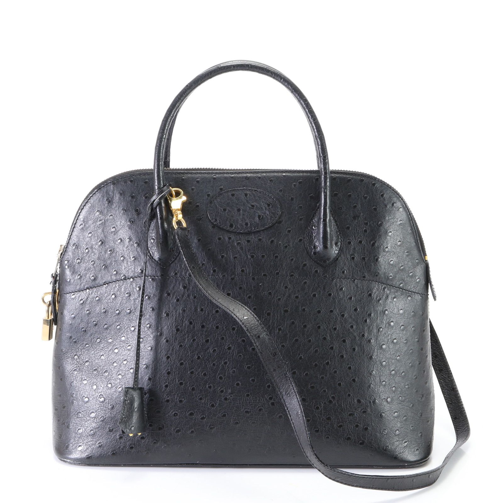 極美品✨ヘンリー ハイクラス ハンドバッグ ゴールド金具 ブラウン 40