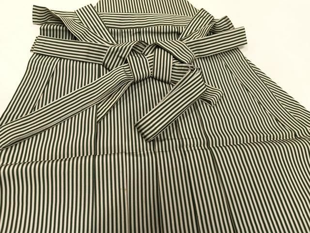 平和屋着物○男性 馬乗り袴 縞 正絹 逸品 CAAU2033yc