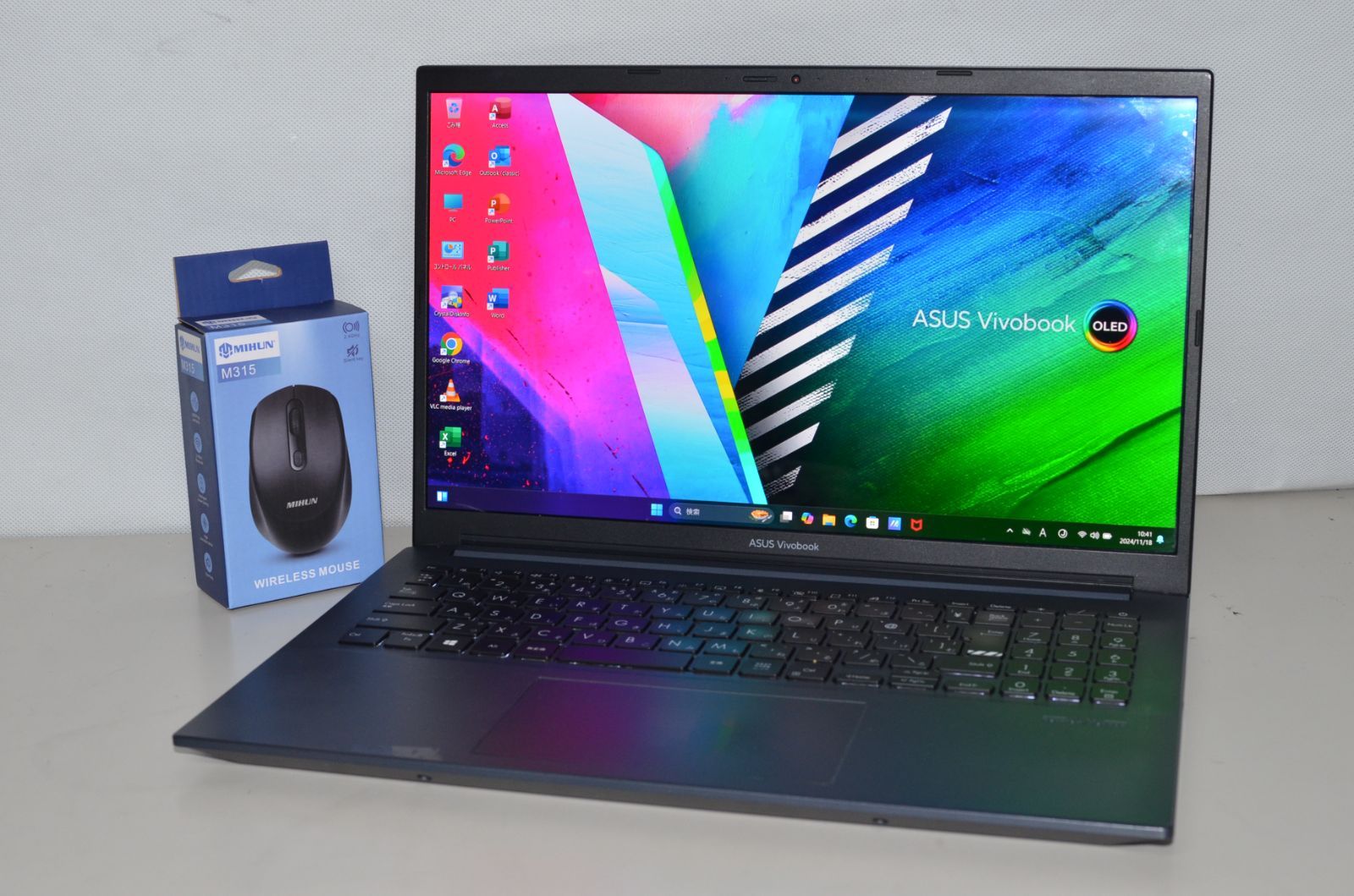 中古訳アリノートパソコン ASUS M3500Q Windows11+office AMD Ryzen  7/メモリ16GB/爆速SSD512GB/15.6インチ/WEBカメラ/無線内蔵 - 品質は非常に良い