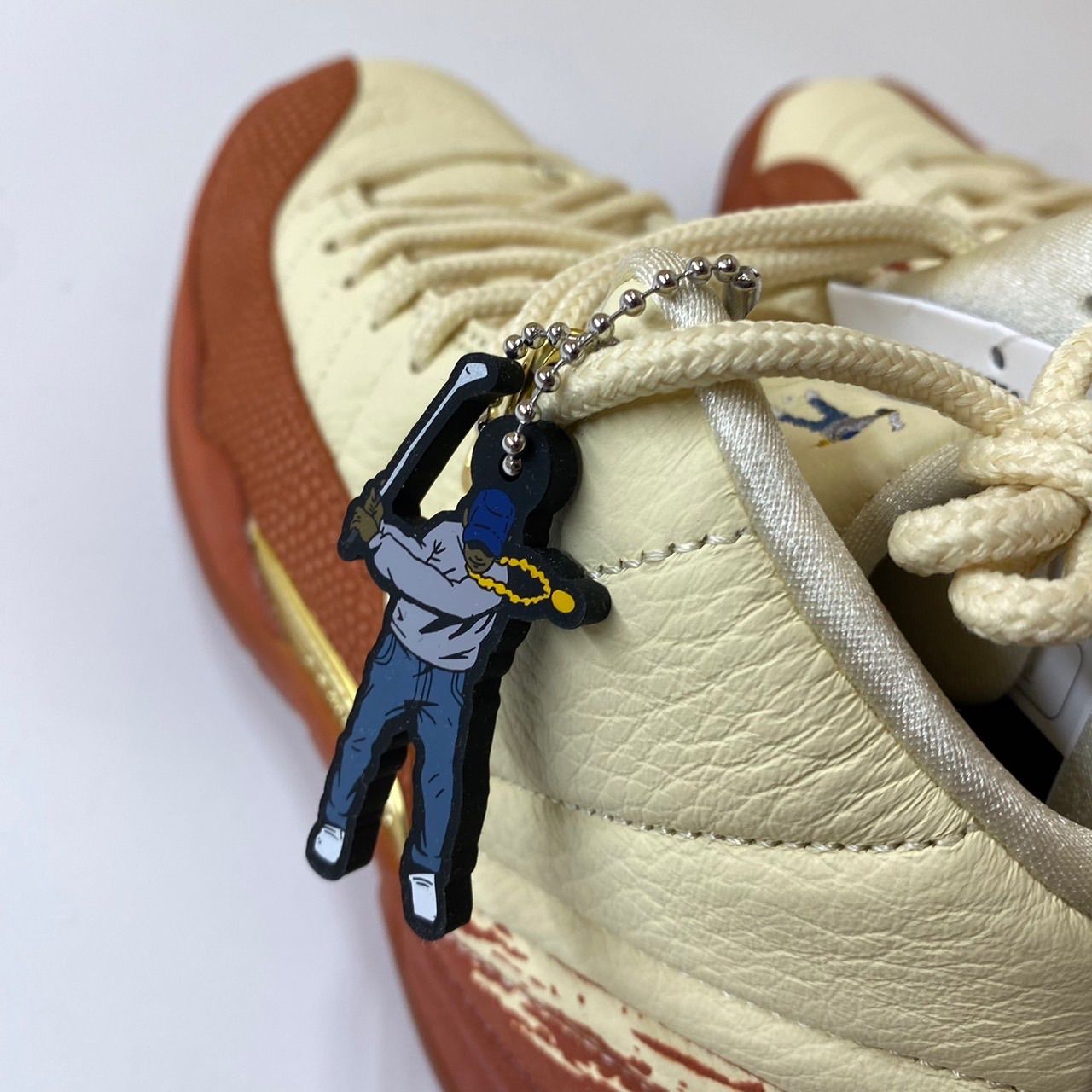 NIKE EASTSIDE GOLF X AIR JORDAN 12 'MUSLIN/BLACK BURNT