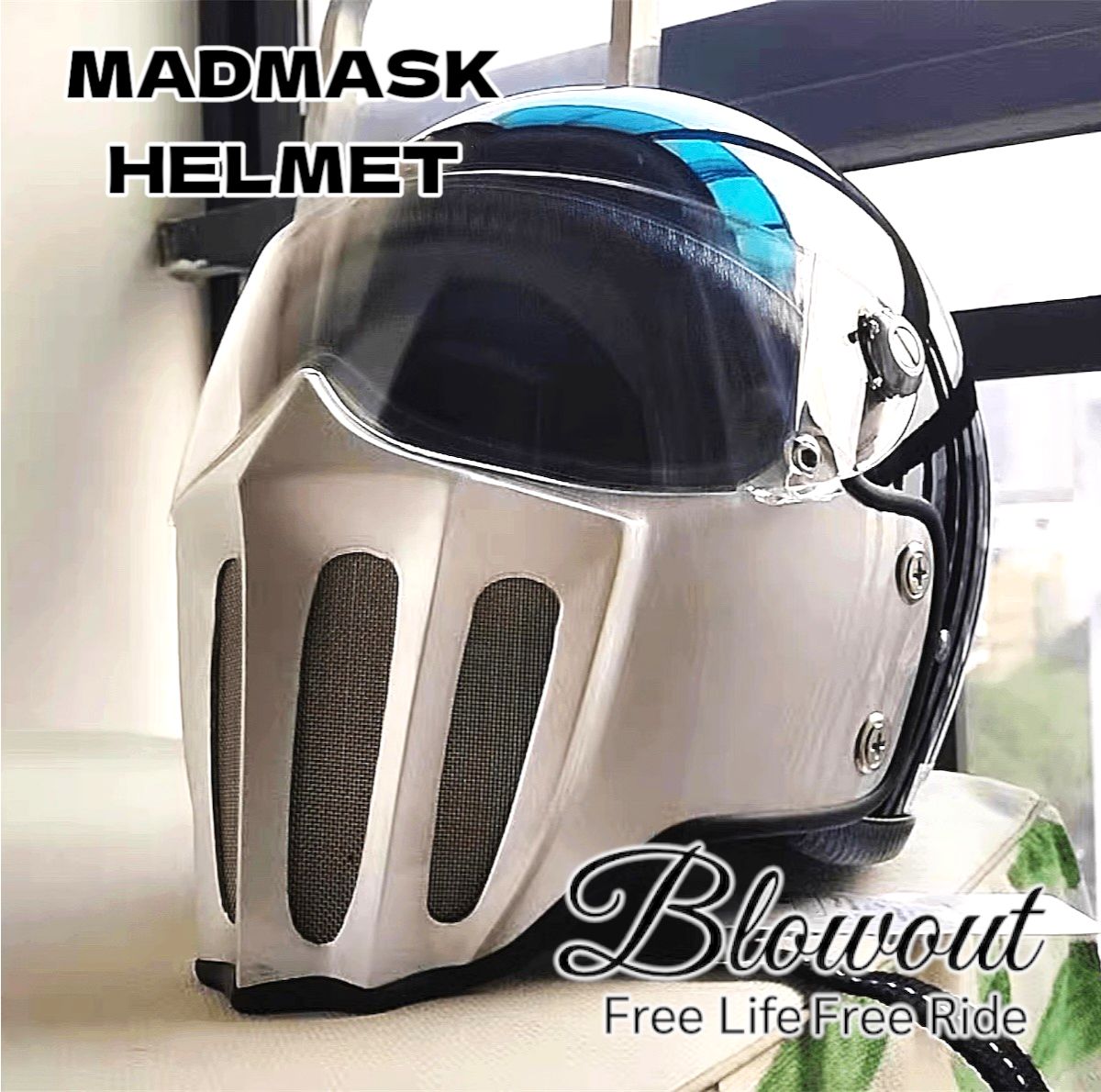 Blowout 公道使用不可 500TX ヘルメット ストレートグレイ 極小帽体