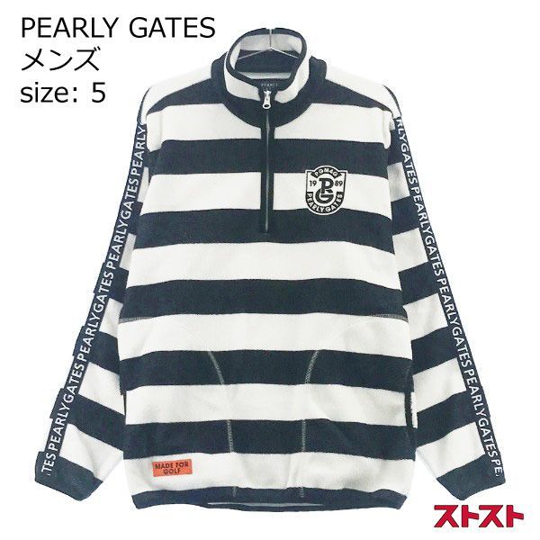 PEARLY GATES パーリーゲイツ ハーフジップフリースブルゾン 5 ［240001991008］ - メルカリ