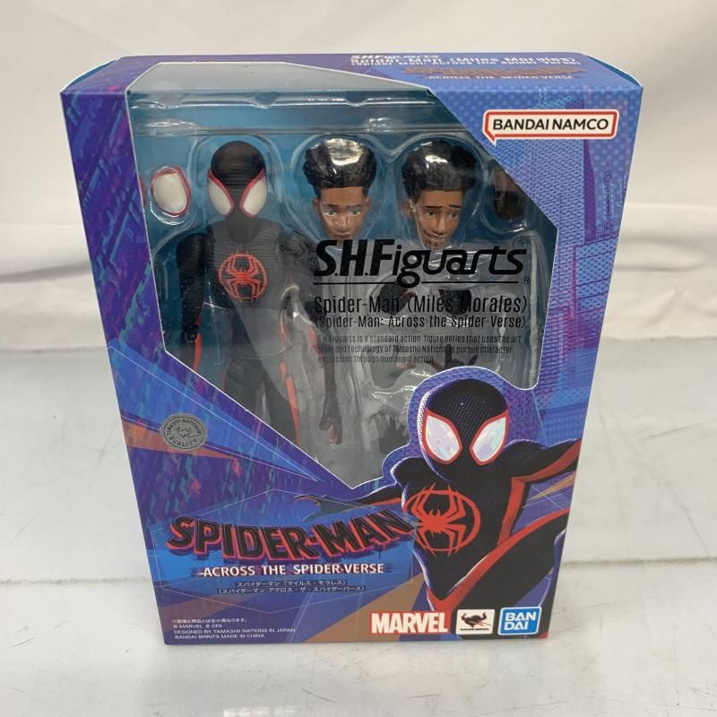 【中古】二度貼り)S.H.Figuarts スパイダーマン (マイルス･モラレス)[91]