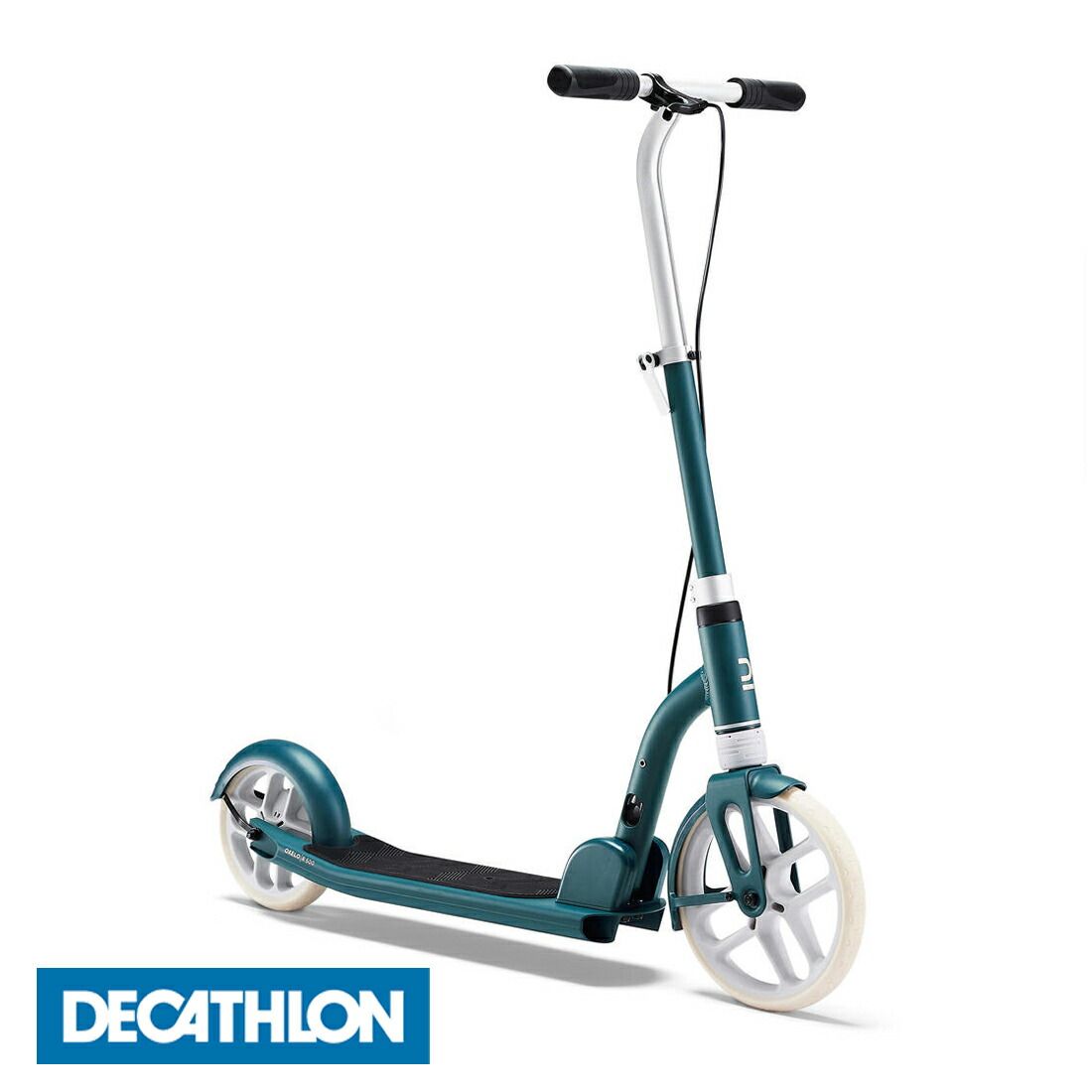 OXELO オクセロ 大人用 キックスケーター R500 ブレーキ付き キックボード スクーター 折りたたみ デカトロン DECATHLON
