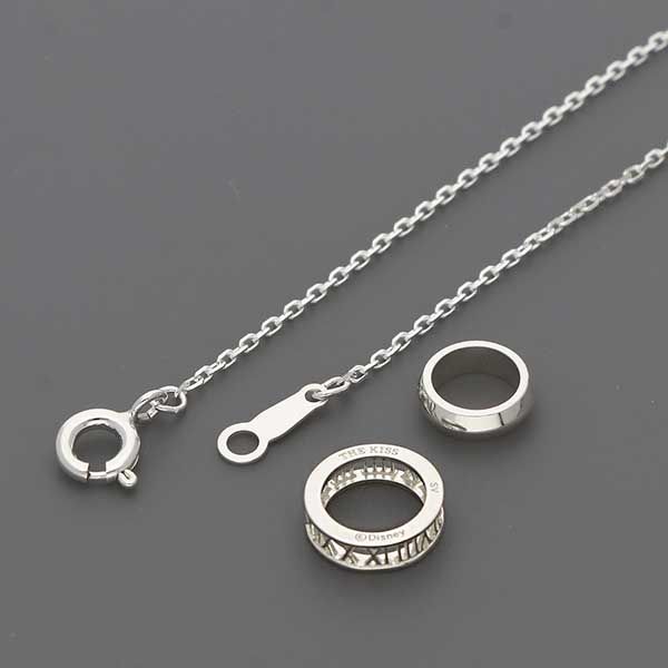 ディズニー】シルバーネックレス THE KISS メンズ 彼氏 男性 誕生日