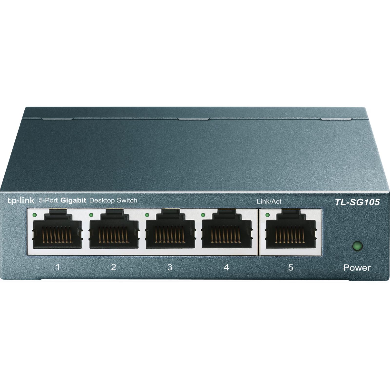 スイッチングハブ_単品 TP-Link 5ポート スイッチングハブ 10/100/1000Mbps ギガビット 金属筺体 設定不要 メーカーライフタイム TL-SG105