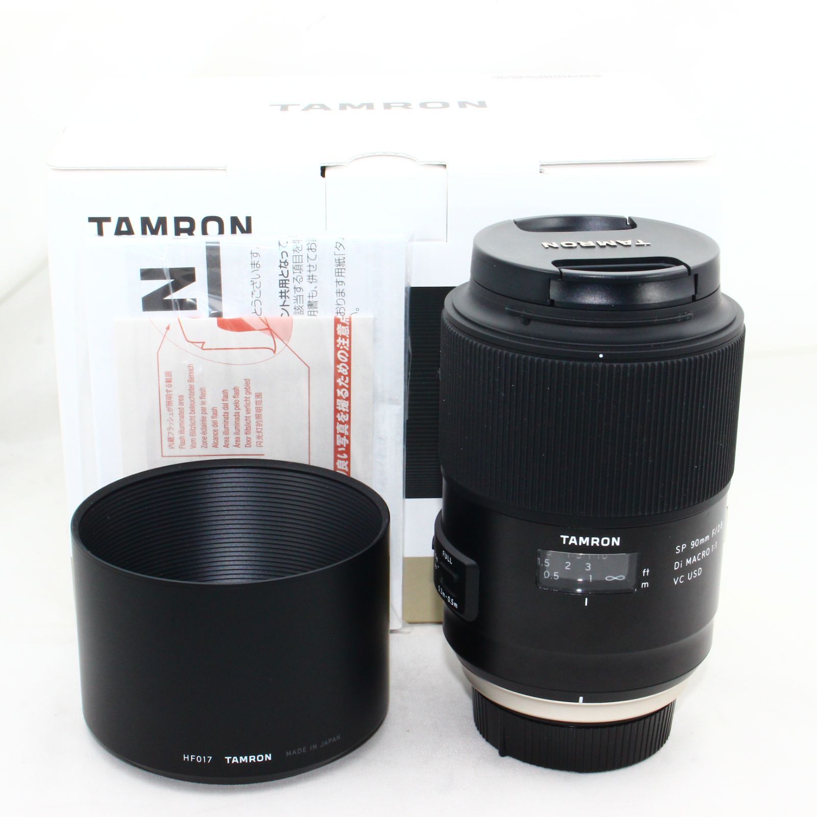 TAMRON 単焦点マクロレンズ SP90mm F2.8 Di MACRO 1:1 VC USD ニコン用 フルサイズ対応 F017N【シフトブレ対応】