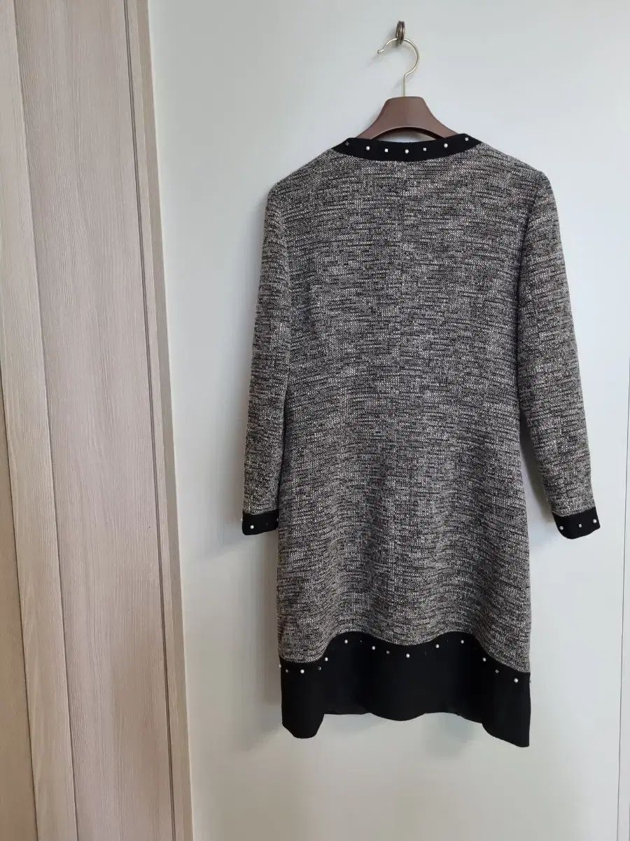 除菌清掃済 MOJO.S.PHINE モジョエスピン ツイード ジッパー ワンピース