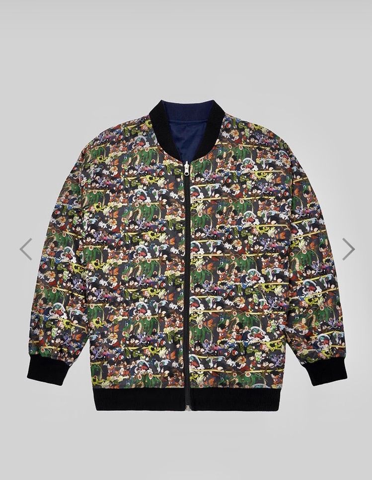 新品タグ付き ドラゴンボール グラニフ ブルゾン Lサイズ 贈答用紙袋