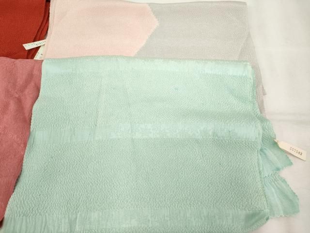 平和屋着物☆和装小物 上質な帯揚げ 10枚セット 逸品 AAAO1352ps