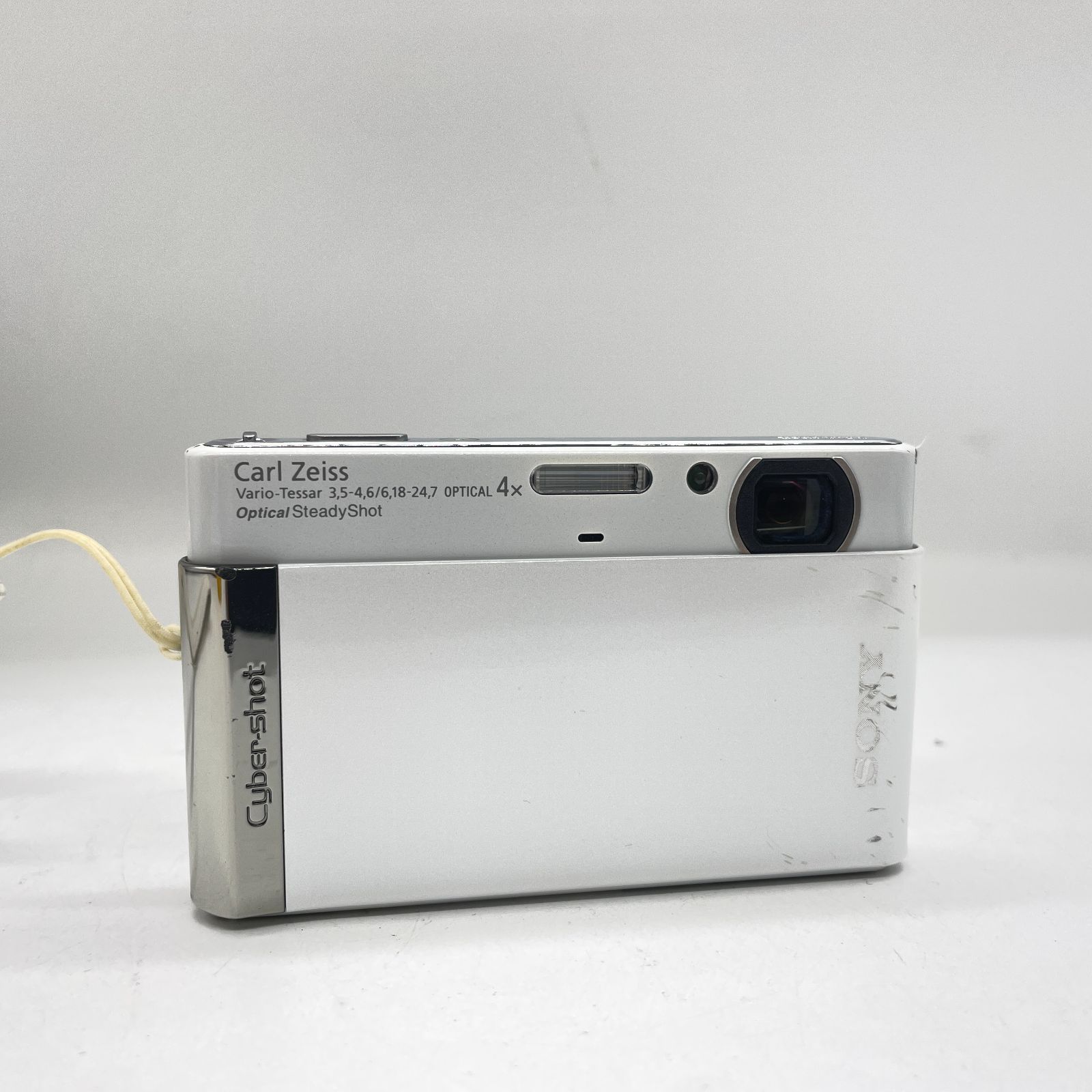 動作品 転送特典無料あり SONY Cyber shot DSC T 90 WHITE ソニー デジタルカメラ デジカメ