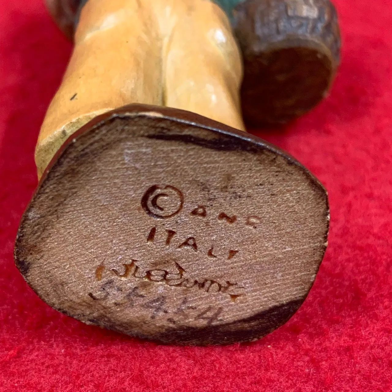 アンリ人形 木彫り フェリー・ウォルフ Spring Arrival 8.5cm Anri