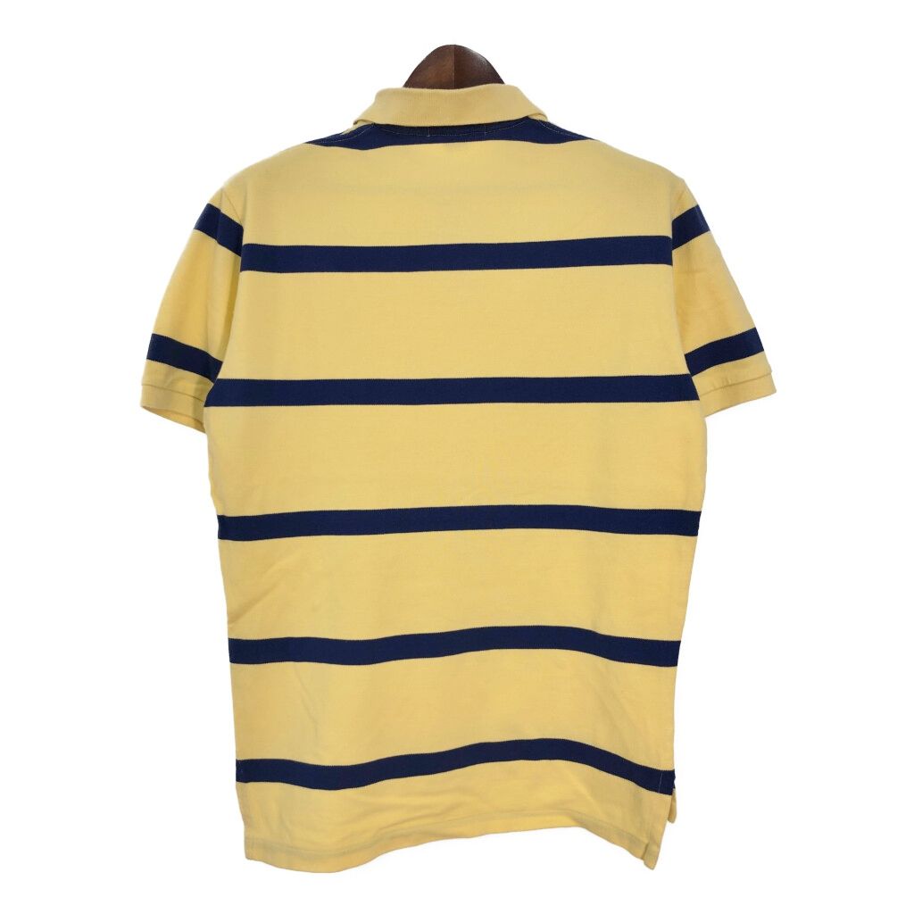 ポロシャツ 超ビッグ メンズ4XLT Ralph Lauren イエローボーダー