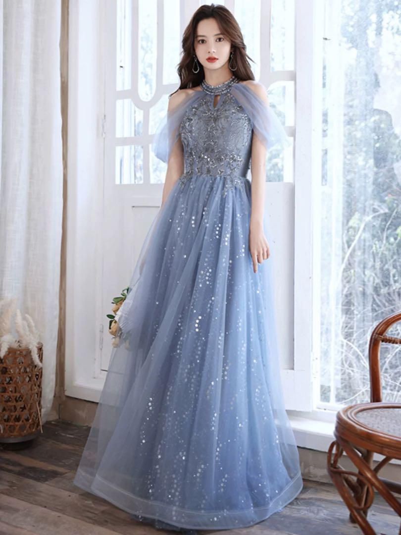 ロング ドレス ステージ映え 発表会用パーティーに最適