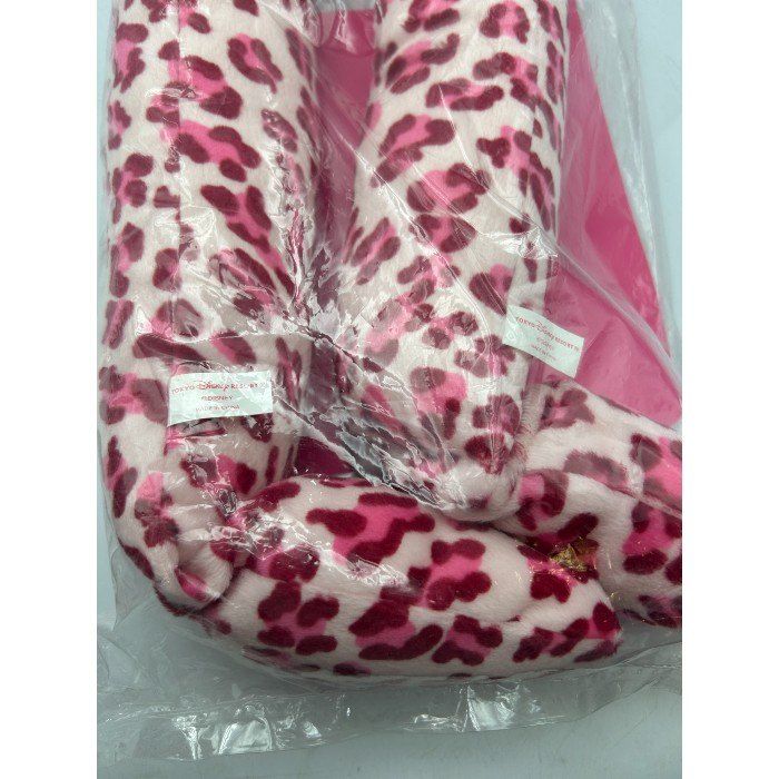 品 TOKYO Disney RESORT ミニーマウス ヒョウ柄 ブーツキーパー 激 東京ディズニーリゾート ディズニー ピンク かわいい W４