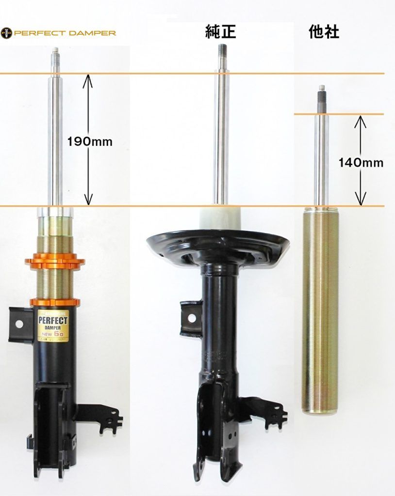 PERFECT DAMPER II サスペンション 4本セット 商品情報 | パーフェクトダンパー アクシススタイリング