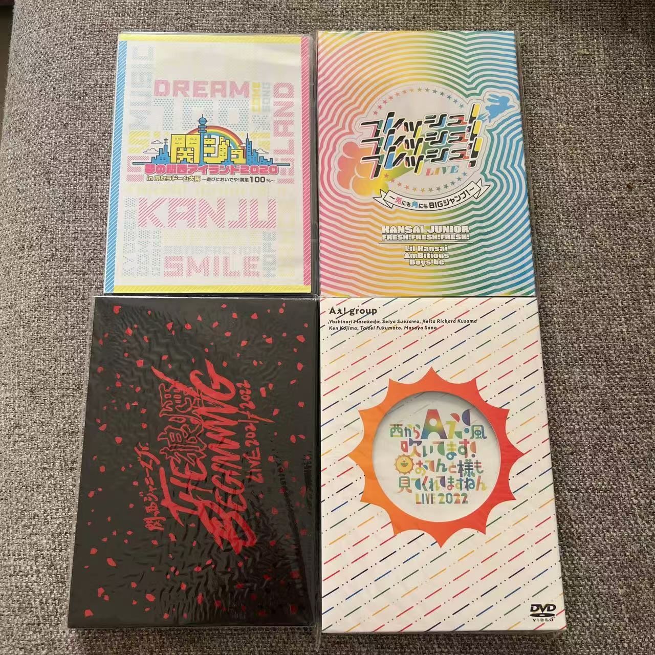 Aぇ!group DVD 4枚セット夢の関西アイランド おてんと魂関西ジュニア