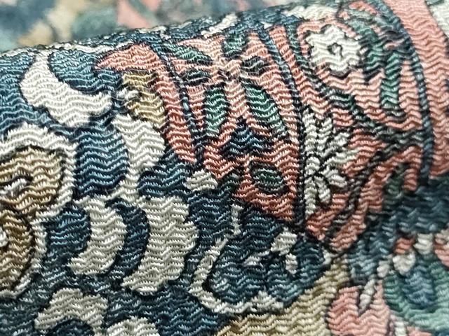 平和屋着物□上質な小紋 更紗 鬼しぼ縮緬 正絹 逸品 未使用 AABB6842gw