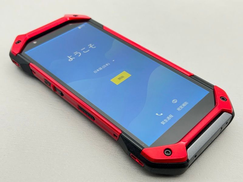 au TORQUE 5G 128GB レッドKYG01 京セラ TORQUE G06 KYG03