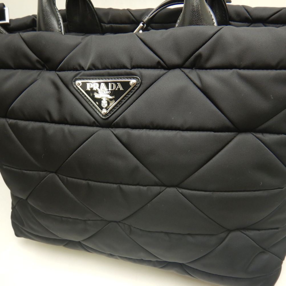 PRADA プラダ キルティングトート 1BG435 トートバッグ テスート