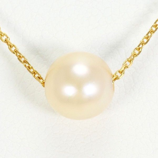 K18YG ネックレス NECKLACE パール 真珠 総重量約1.7g 約40cm
