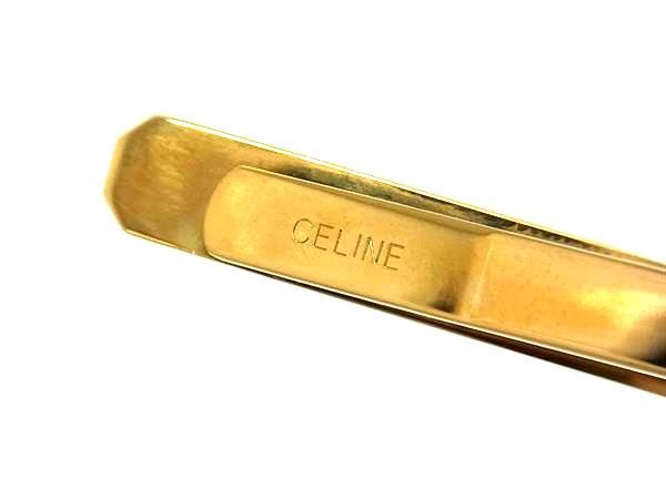 CELINE セリーヌ タイピン カフス セット タグ付き マカダム セリーヌ CELINE ネクタイピン カフス マカダム ロゴマーク メンズ