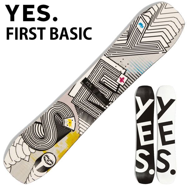 23-24 YES / イエス FARST BASIC ファーストベーシック キッズ ユース レディース スノーボード パーク カービング 板 2024 型落ち @超メルカリ市