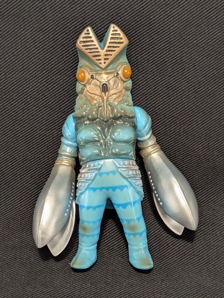 マックストイ 円谷プロ ミニソフビ怪獣倉庫シリーズ バルタン星人 薄い