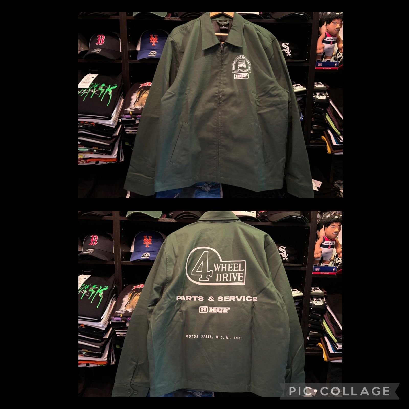 HUF X LAND CRUISER PARTS & SERVICE JACKET Lサイズ - メルカリ