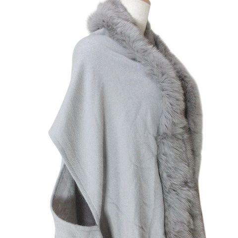 tiedeur ティエドゥール タグ付き ポンチョ ケープ カシミヤ100 
