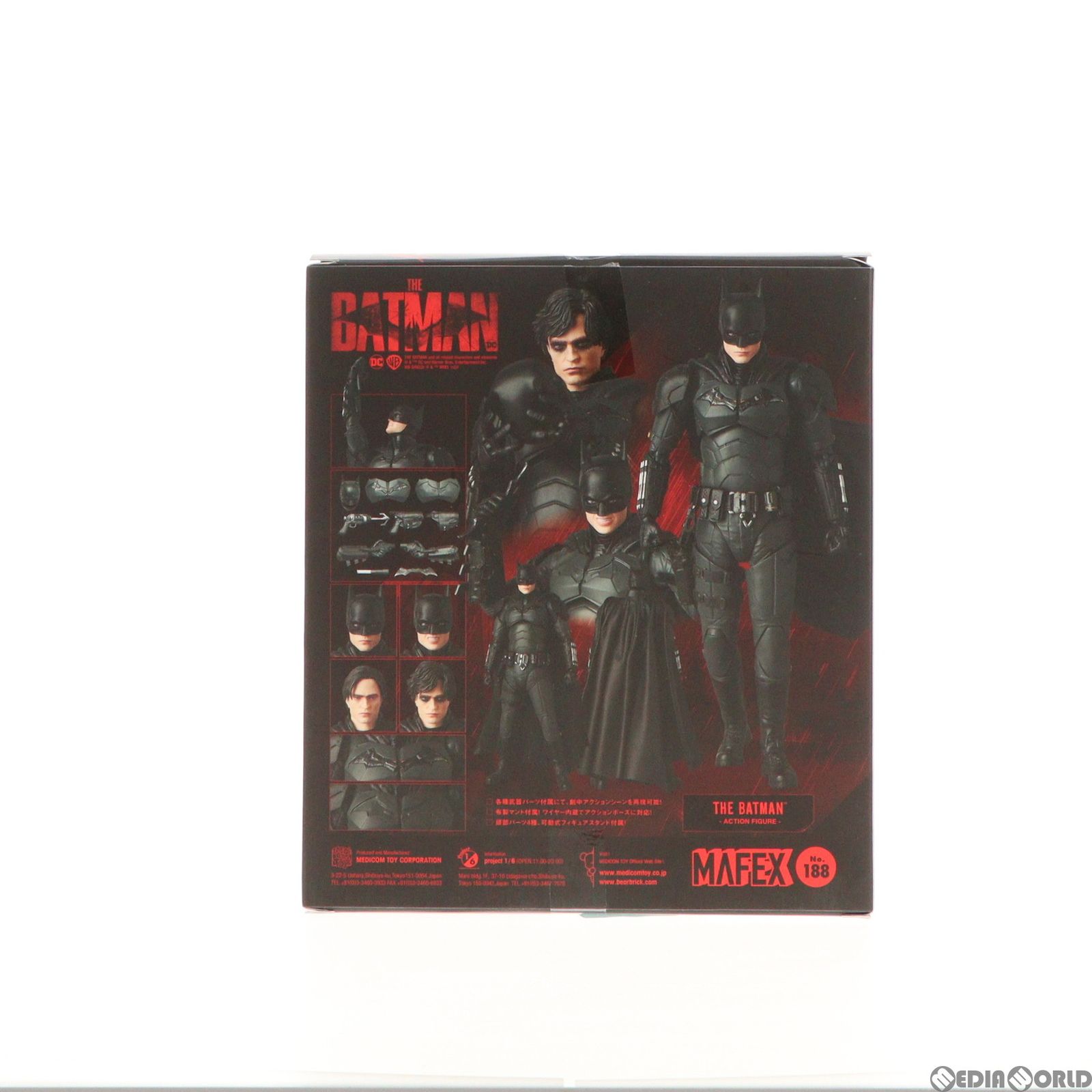 マフェックス No.188 MAFEX THE BATMAN(ザ・バットマン) 完成品 可動 