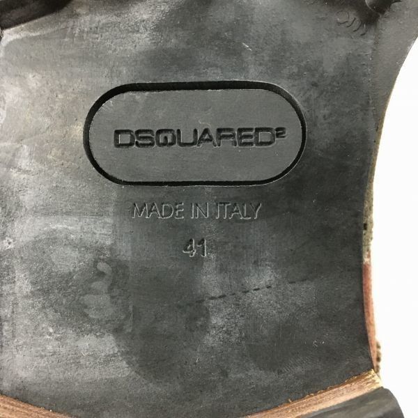 イタリア製 Dsquared2ディースクエアード サイズ41 25.5-26.0程度