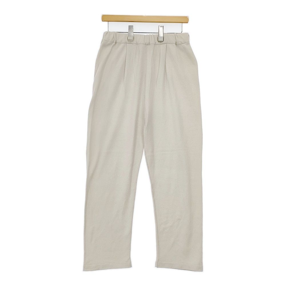 evam eva ガーメントダイニットパンツ 定価28000円 E183K057 ウール パンツ アイボリー レディース エヴァムエヴァ 5-1007T△