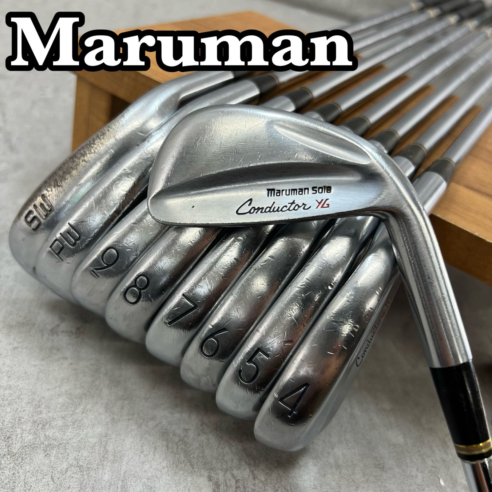 Maruman - maruman　マルマン　Conductor　コンダクター　メンズゴルフ　アイアン9本セット　スチール　S400　右利き用　マッスルバック maruman マルマン Conductor コンダクター メンズゴルフ