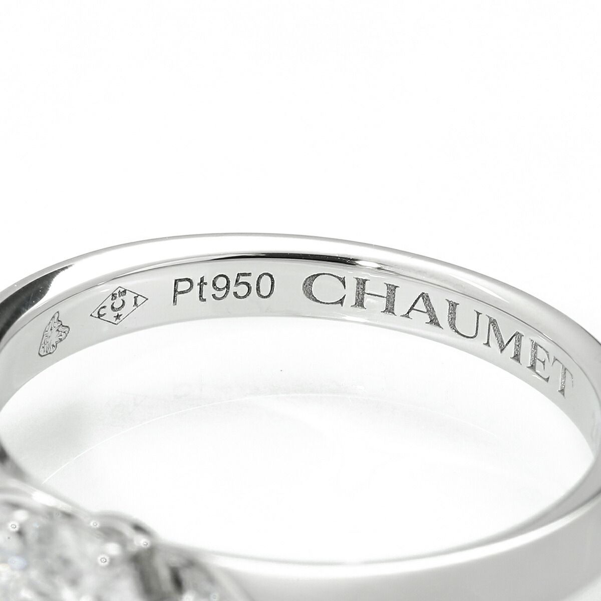 ショーメ CHAUMET セレナード エンゲージメントリング EXCELLENT VS2 F
