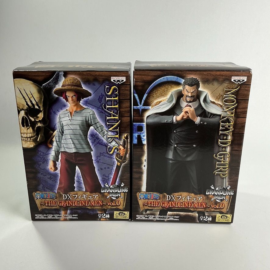 ワンピース DXフィギュア THE GRANDLINE MEN Vol.0 シャンクス モンキー・D・ガープ 全2種セット バンプレスト グラメン DXF 新品未開封