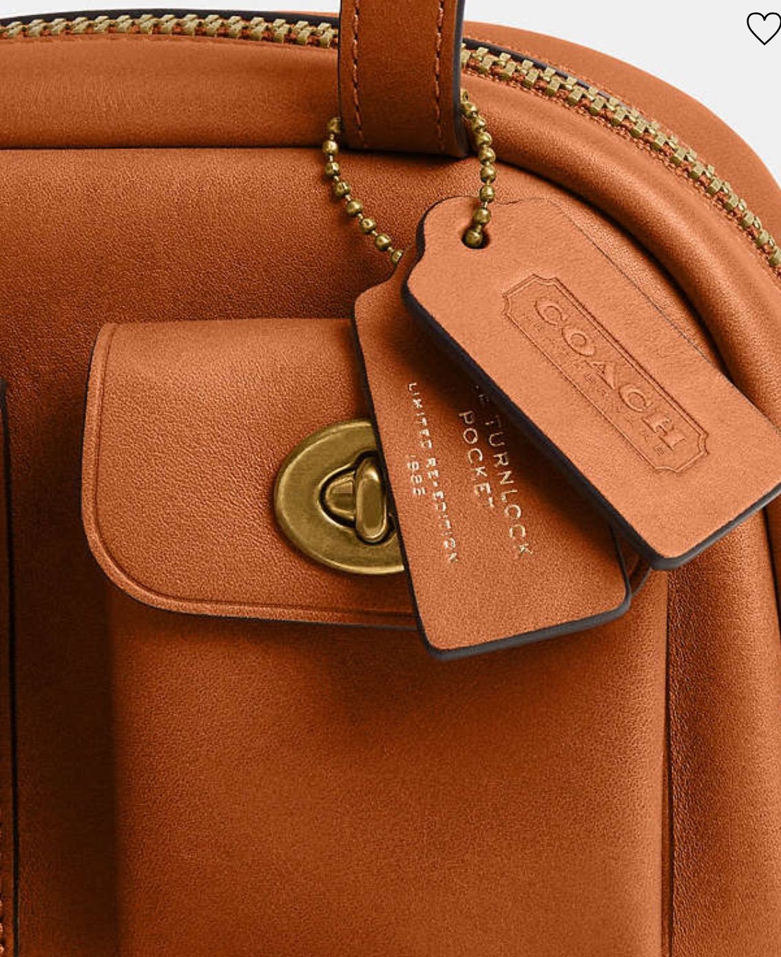 COACH コーチ ツイン ターンロック バッグ 20 - メルカリ
