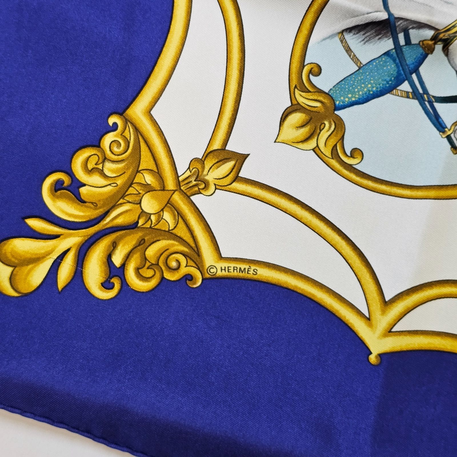 エルメス カレ90 ムガル王朝の馬 90 シルク スカーフ - メルカリ