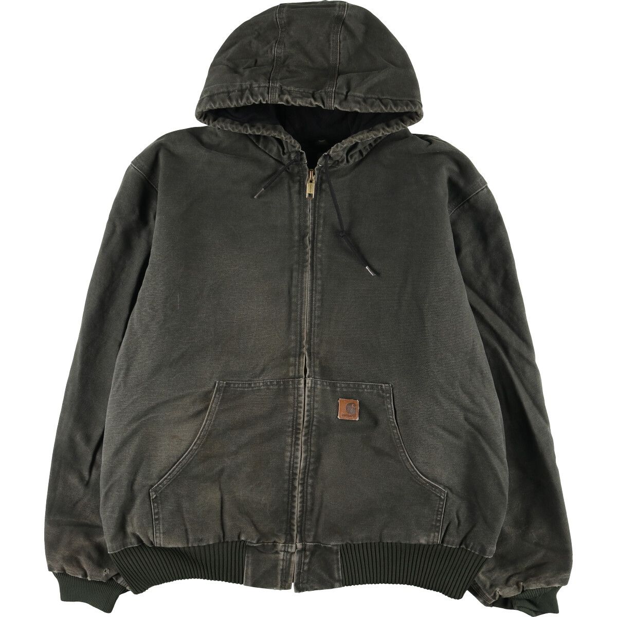 古着 カーハート Carhartt アクティブジャケット ダック地フルジップ