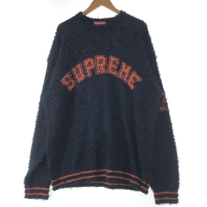 Supreme 25SS Texture Arc Sweater Navy L ネイビー シュプリーム 10
