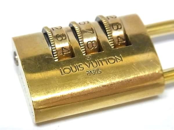 美品 ルイヴィトン カデナ ダイヤル式 パドロック 南京錠 ゴールド 鍵 本物 □美品□ LOUIS VUITTON ルイヴィトン ダイヤルロック式 カデナ