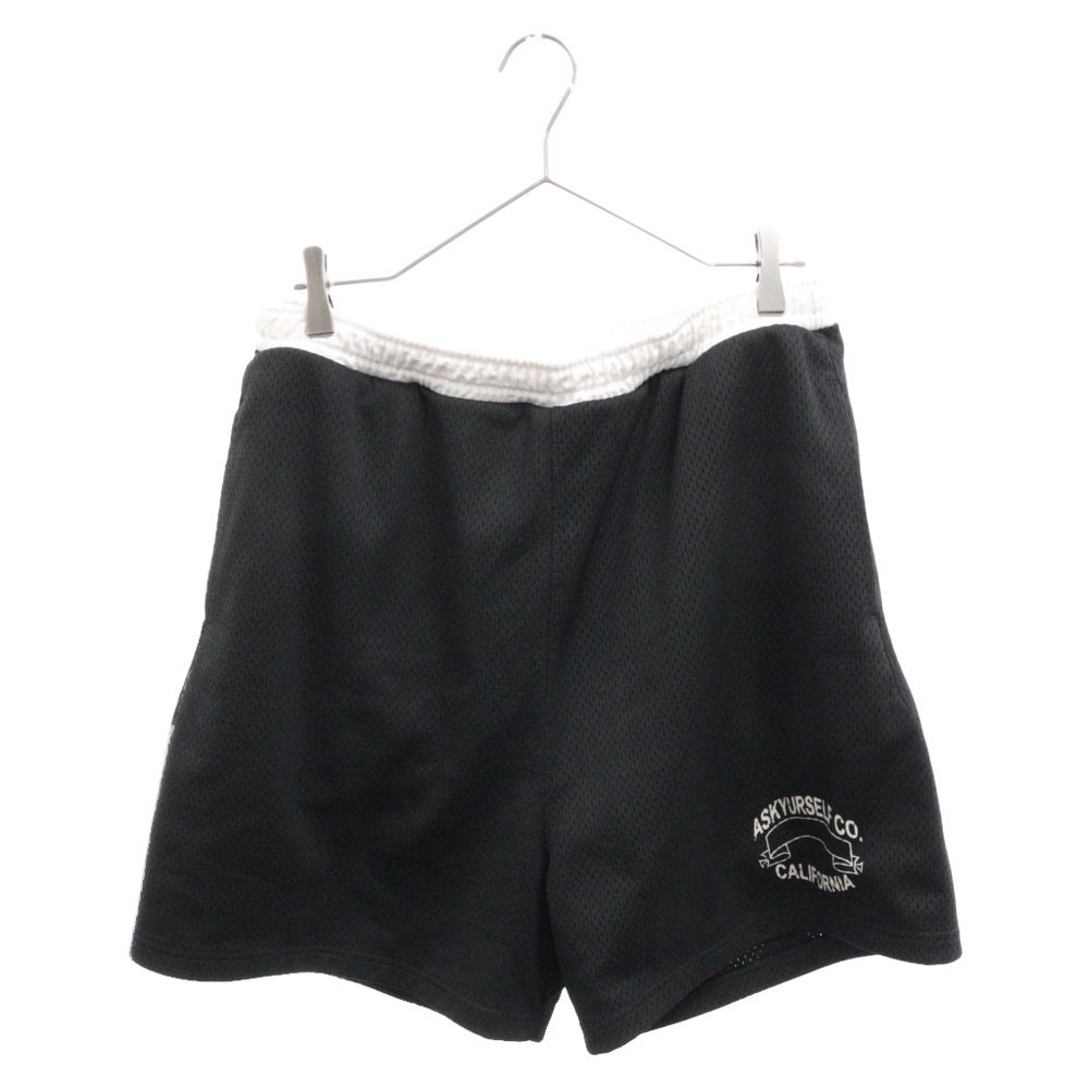 ASKYURSELF / ASKYURSELF　Work Mesh Shorts/メッシュショートパンツ/M/ポリエステル/BLK ASKYURSELF (アスクユアセルフ) Work Mesh Shorts ワーク メッシュ