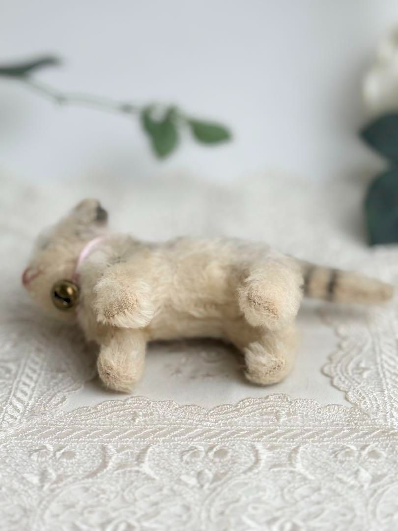 送料無料 シュタイフ Cat Tabby 10cm タビーキャット|ねこ|猫 ビンテージ|アンティーク Steiff|STEIFF WWW_OLIVIERBERNSTEIN_COM