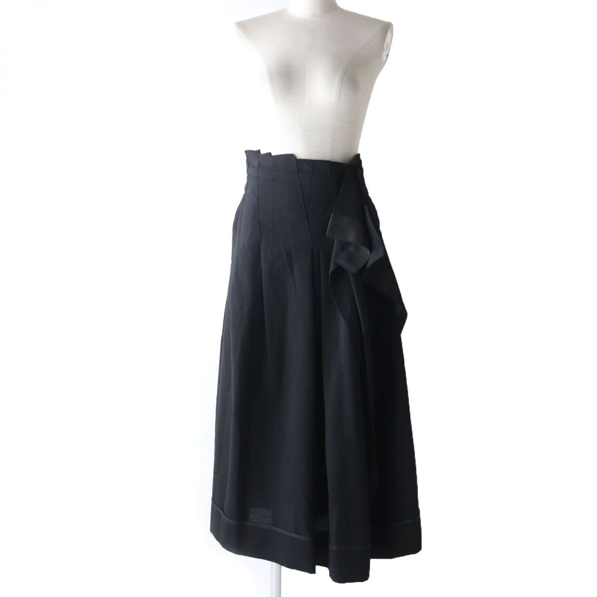 極美品☆正規品 sacai サカイ 21SS 21-05651 サイドZIP Suiting Skirt