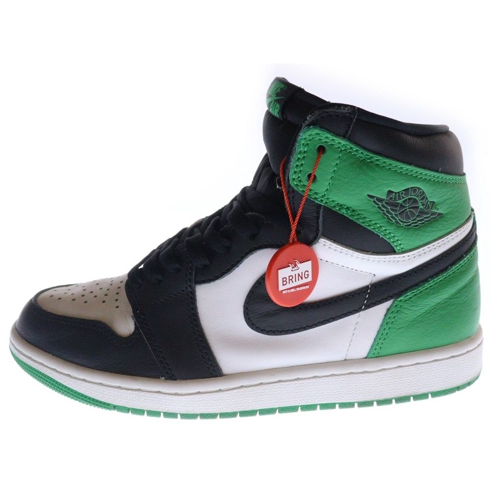 NIKE (ナイキ) AIR JORDAN 1 HI Black and Lucky Green エア
