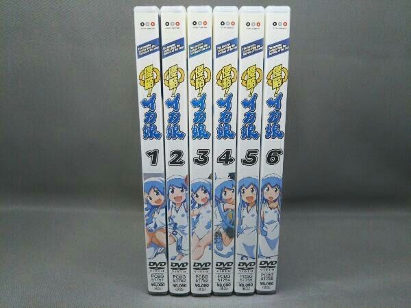 DVD 【※※※】[全6巻セット]侵略!イカ娘 1~6 中古】「非常に良い」侵略