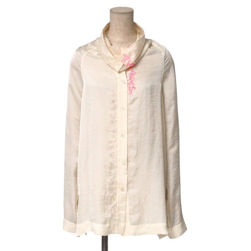 □美品□ISSEY MIYAKE イッセイミヤケ ブラウス サイズ2 長袖シャツ 