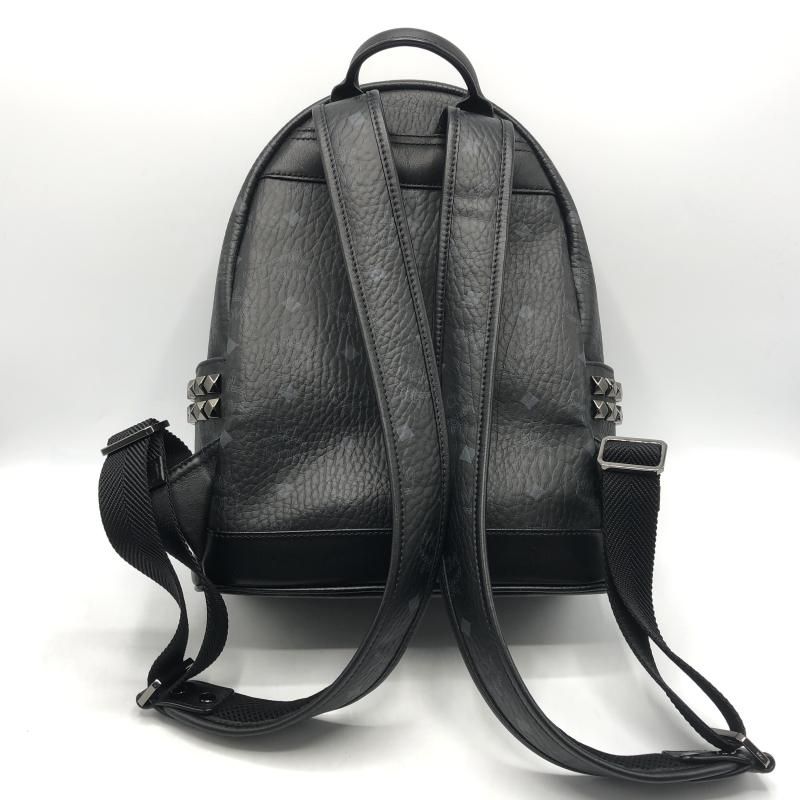 極美品 MCM Stark サイドスタッズ バックパック ヴィセトス S レザー