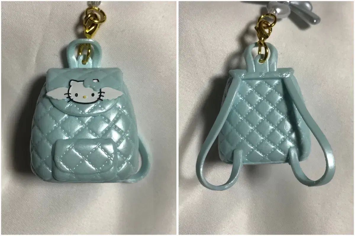 hello kitty ハローキティ キルト シリーズ ストラップ ピンク ブルー 8 種 セット CAMPINGPARCCENTRAL_COM