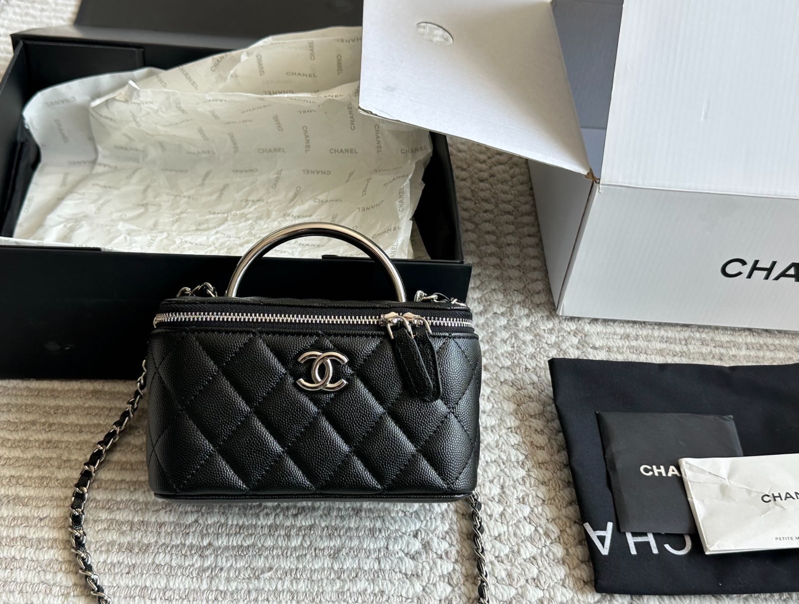 今日 Chanel 25C Handle Box Bag シャネル 25C ハンドル ボックスバッグ-WTO輸入2